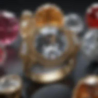 Various diamond rings representing cultural significance