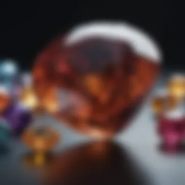Market Trends in Gemstone Valuation Market trends illustrated with a graph showing gemstone value fluctuations over time.