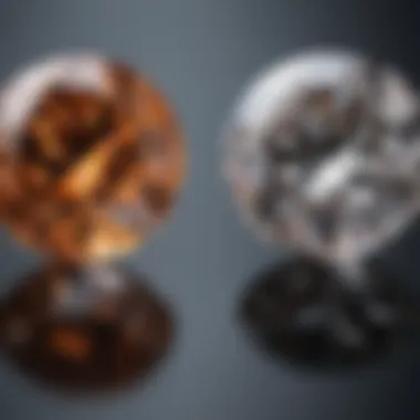 Comparing lab-grown diamond and natural diamond clarity