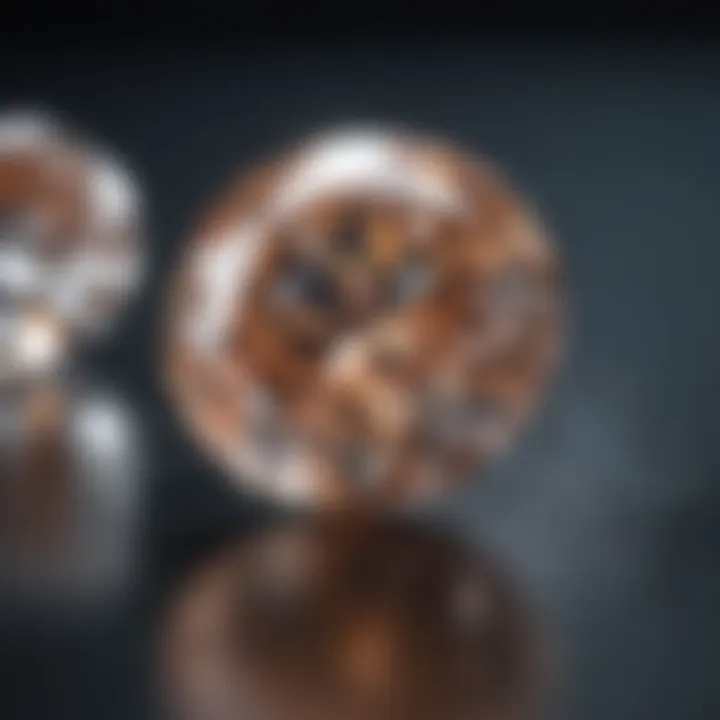 Selection of lab-grown diamonds from reputable supplier