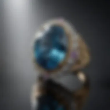 A collector's showcase of rings with diverse shapes, emphasizing their value and aesthetics