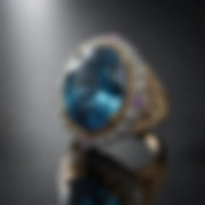 A collector's showcase of rings with diverse shapes, emphasizing their value and aesthetics