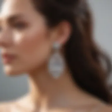 Variety of diamond earring styles