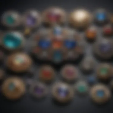 Timeless Vintage Brooches An array of vintage brooches highlighting various styles and materials used through different eras.