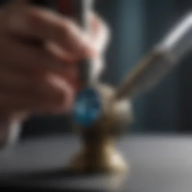 Using a Mandrel for Precise Ring Sizing Measuring ring sizes with a mandrel
