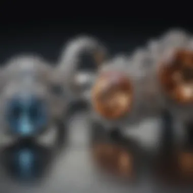 Diverse Styles of Diamond Rings Assortment of diamond rings showcasing various styles