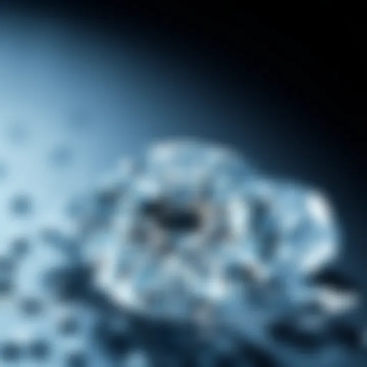 A visual representation of consumer trends regarding lab-created diamonds in the jewelry market.
