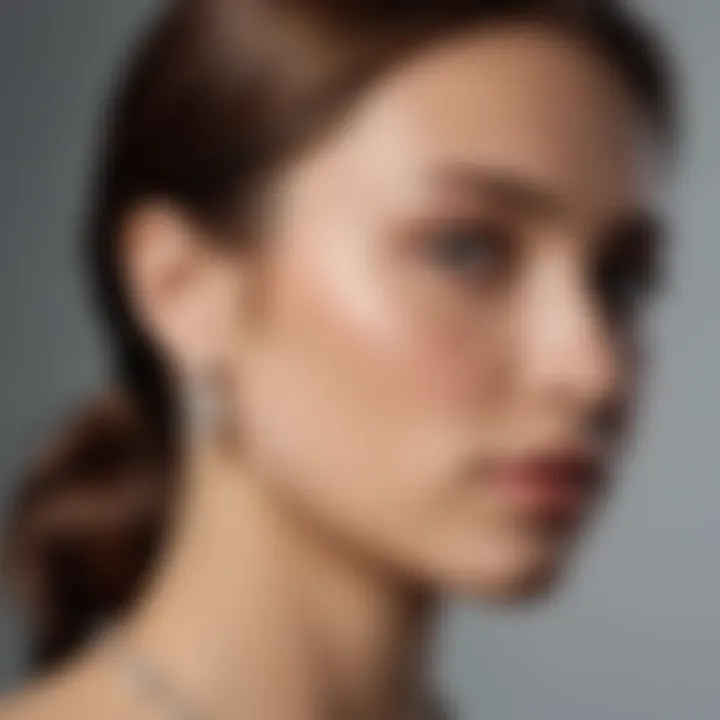 Showcase of contemporary jewelry featuring elongated radiant cuts