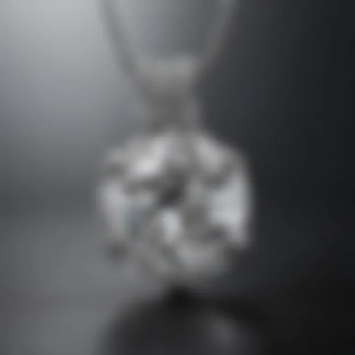 Craftsmanship Detail of 2ct Diamond Pendant