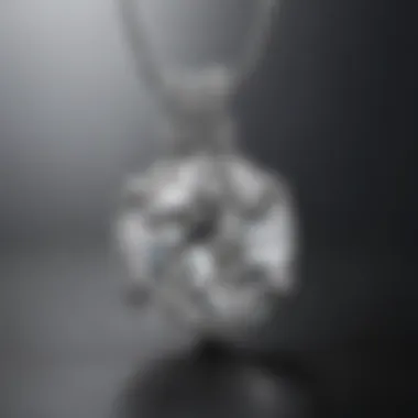 Masterful Precision: Craftsmanship Detail of 2ct Diamond Pendant Craftsmanship Detail of 2ct Diamond Pendant