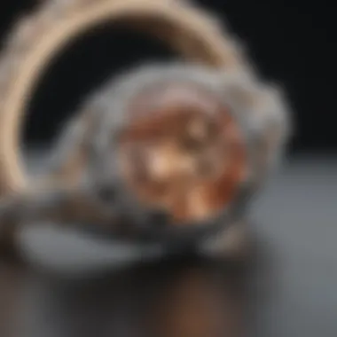 Masterful Craftsmanship on Diamond Ring Craftsmanship Detailing on Diamond Ring