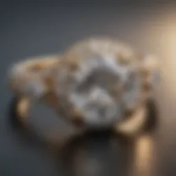 A stunning cruelty-free diamond ring showcasing its brilliance and ethical craftsmanship