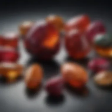 A cultural depiction of how anniversary stones are utilized in various celebrations around the world.