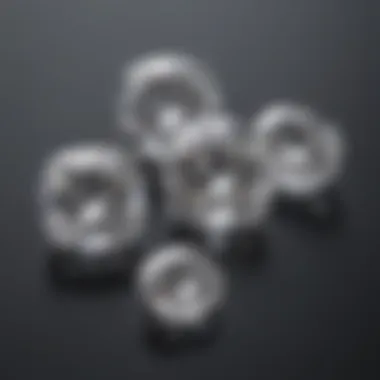 Cushion Cut Carat Sizes Diagram illustrating various cushion cut carat sizes and their dimensions