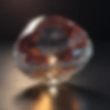 Gemstone Light Reflection Techniques Close-up of a gemstone reflecting light