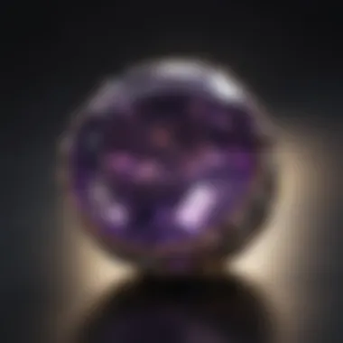 Opulent Amethyst Purple Gemstone