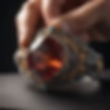 Masterful Artisan Craftsmanship Artisans engaged in the creative process of jewelry design.