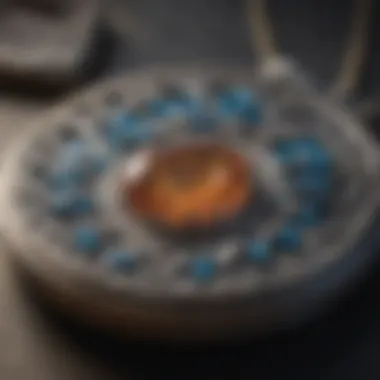 Intricate Jewelry Engraving Detailed engraving on a jewelry piece with Dremel tool