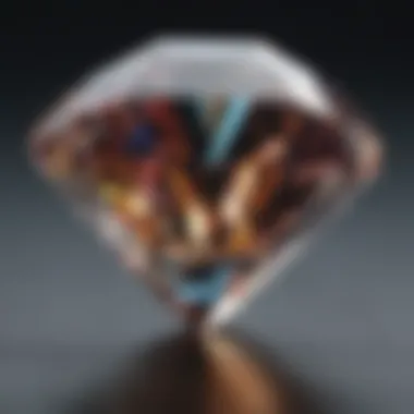 Elegant Diamond Color Spectrum