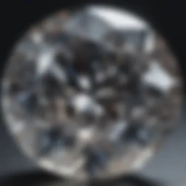 Close-Up of the Diamond Grading Scale Close-up of the diamond grading scale