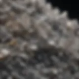 Close-up view of diamond grit powder showcasing its crystalline structure