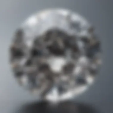 Comparing lab-grown diamond quality under magnification