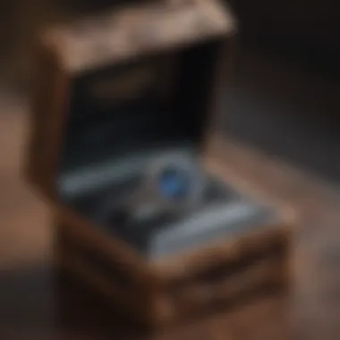 Elegance in Details of Leather Ring Box Elegance in Details of Leather Ring Box