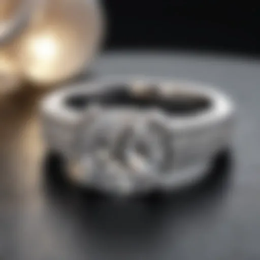 Radiant Sparkle 3 ct White Gold Engagement Ring