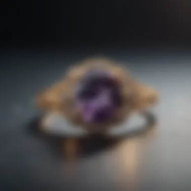 Elegant jewelry piece featuring natural Alexandrite gemstone