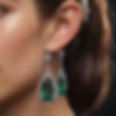 Elegant Emerald Earrings