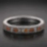 Elegant minimalistic wedding band