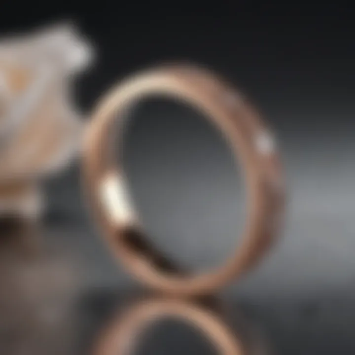 Elegant Rose Gold Wedding Band