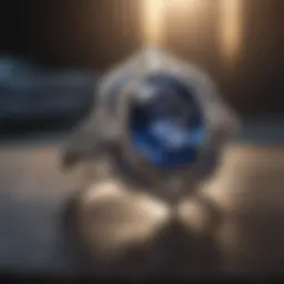 Elegant Sapphire and Diamond Ring