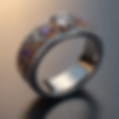 Ethereal Glow Wedding Band