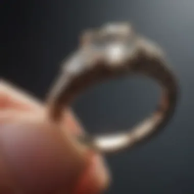 Elegant wedding ring upgrade