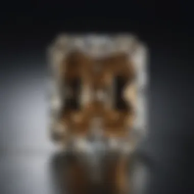Sophisticated Design of Elongated Radiant Cut Elegant elongated radiant cut diamond with hidden halo