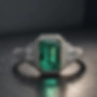 Sleek Sophistication: Emerald Cut Diamond Ring Emerald Cut Diamond Ring