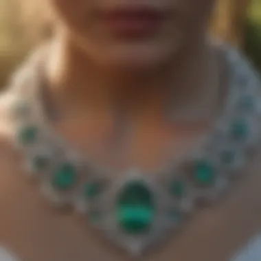 Emerald and Diamond Necklace