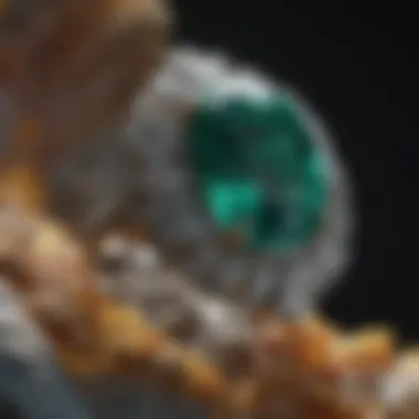 Emerald Stone Close-up Details