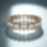 Elegant eternity band showcasing a continuous row of diamonds