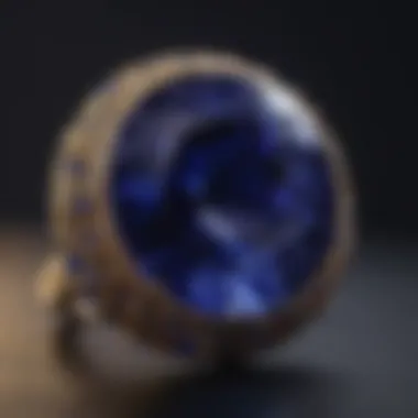 Ethereal Aura of Dark Tanzanite