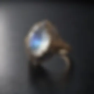 Ethereal Glow Moonstone Ring