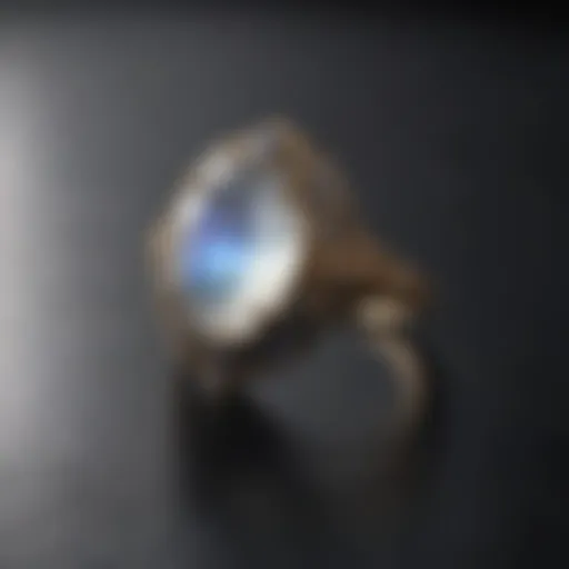 Ethereal Glow Moonstone Ring