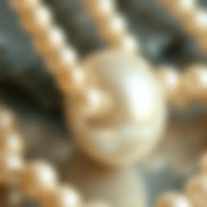 Natural vs Cultured Pearls Comparison of natural and cultured pearls side by side