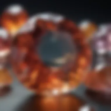 A beautifully cut gemstone reflecting light, illustrating clarity impact