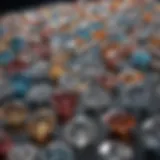 A dazzling array of high-quality diamonds