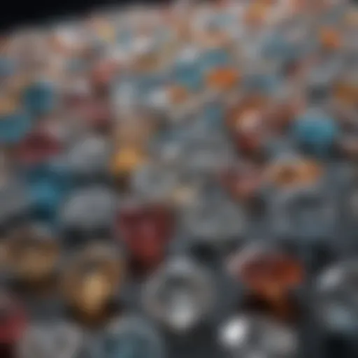 A dazzling array of high-quality diamonds