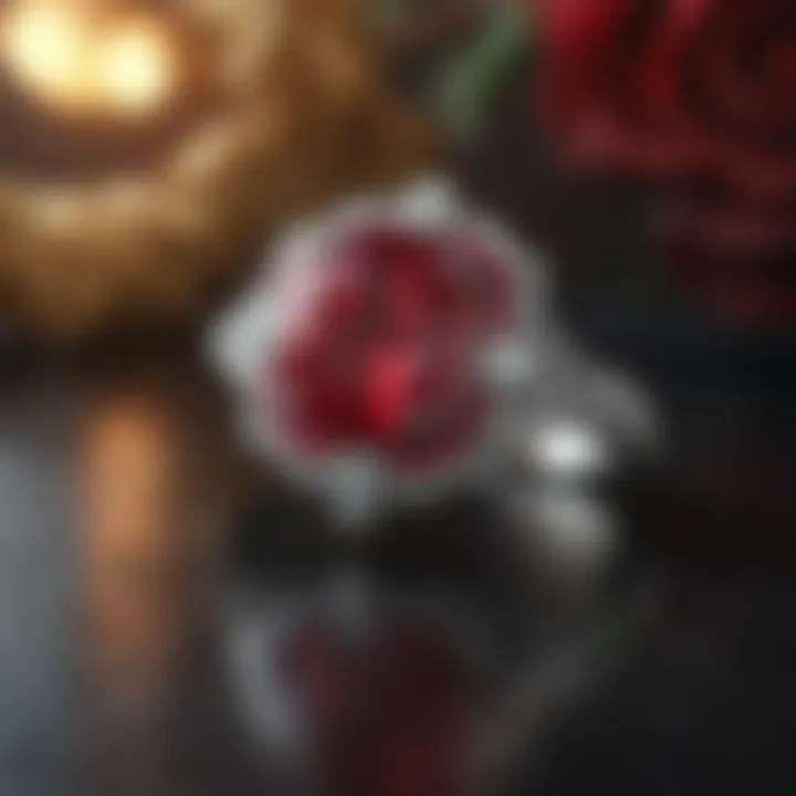 Luxurious Ruby Engagement Ring Showcase