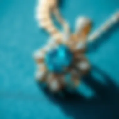Elegant Teal Sapphire Jewelry Elegant jewelry piece featuring a teal sapphire