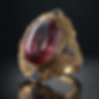 Jewelry with Alternative Gemstone A beautifully crafted piece of jewelry featuring an alternative gemstone, highlighting its unique design.